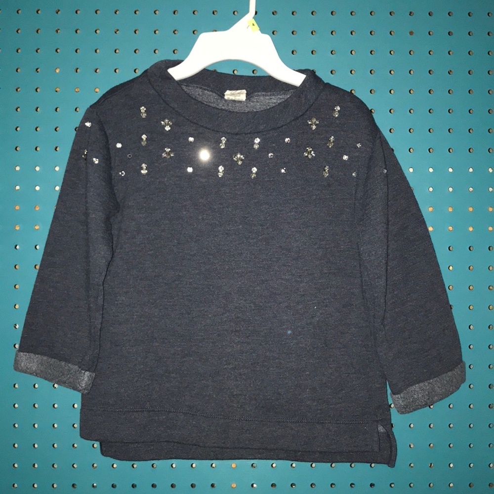 Crewcuts 3/4 sleeve sweatshirt